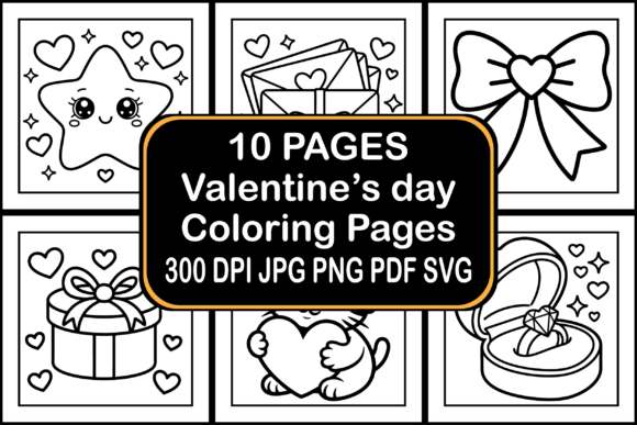 10 Valentine's Day Coloring Pages for Adults