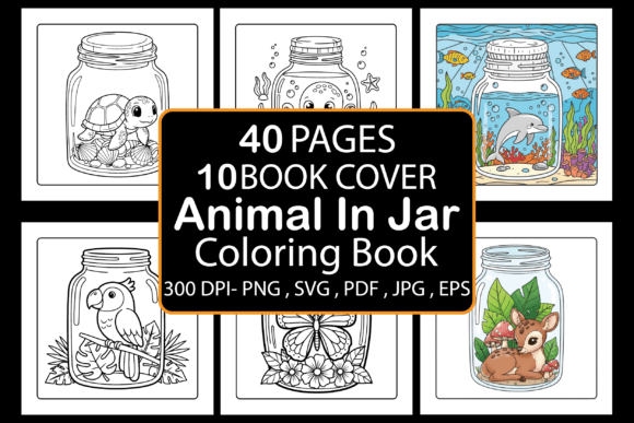 Animal in Jar Coloring Book: A Practical Tool for Creative Workflows and Product Development