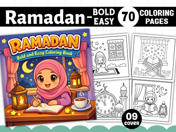 Bold and Easy Ramadan Coloring Book: A Strategic Resource for Publishers and Creators