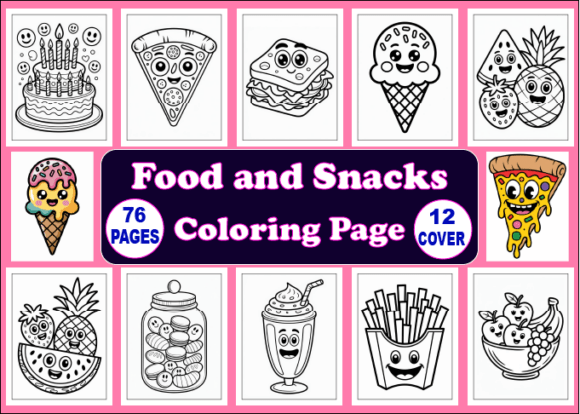 Bold Easy Food and Snacks Coloring Page: A Practical Look at Design, Use Cases, and Alternatives