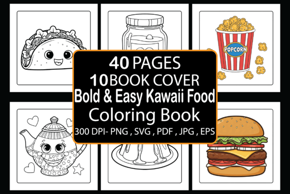 Bold Easy Kawaii Food Coloring Book: A Complete Guide for Creators and Buyers