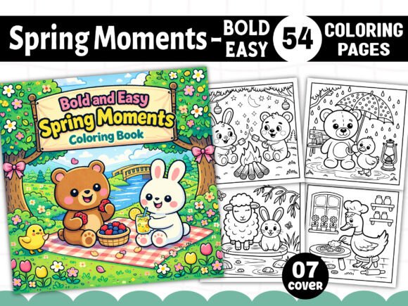 Bold Easy Spring Moments Coloring Pages – A Creative Resource for Every Occasion