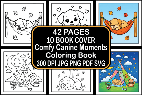 Comfy Canine Moments Coloring Book: A Strategic Tool for Creative Productivity and Brand Positioning