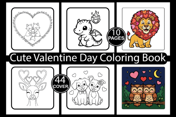 Cute Valentine Day Coloring Book: A Creative Resource for All Ages