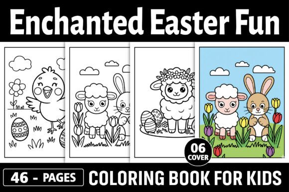 Enchanted Easter Fun Coloring Pages