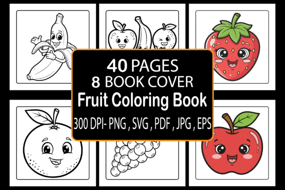 Fruit Coloring Book: A Versatile Tool for Creators, Educators, and Relaxation Seekers