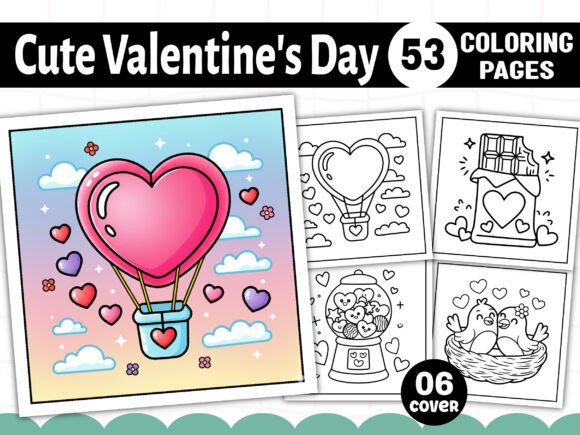 Happy Valentines Day Coloring Book – KDP: A Complete Resource for Creators and Colorists