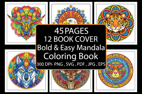 Unlocking Creative Calm and Commercial Opportunity with a Bold Easy Mandala Coloring Book