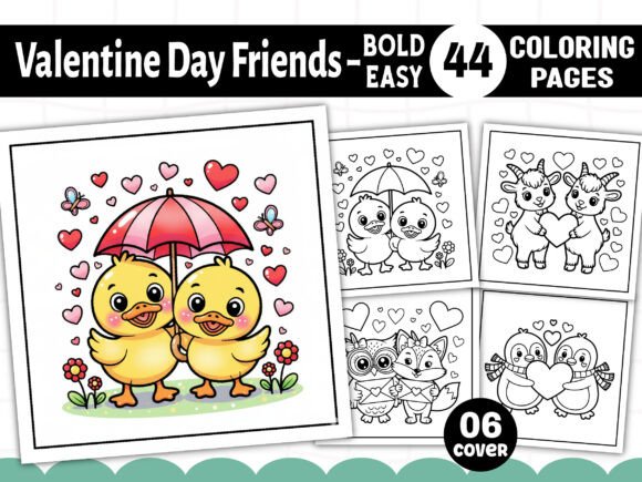 Valentine's Day Friends Coloring Pages: A Creative and Engaging Resource for All