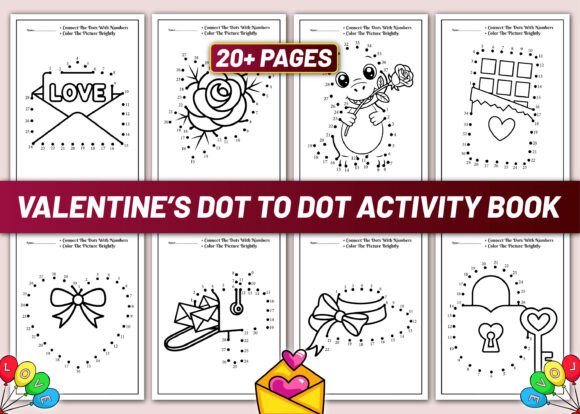 Valentine’s Dot to Dot Activity Book: Engaging Creative Learning for Young Learners This Holiday Season